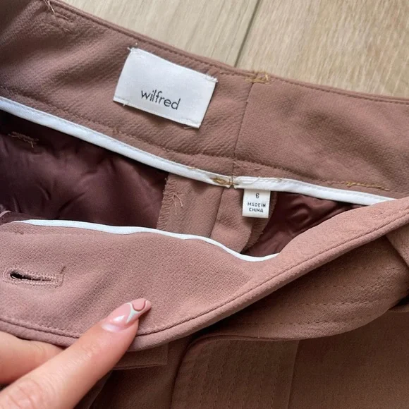 Aritzia Wilfred tie front pants - Picture 2 of 4